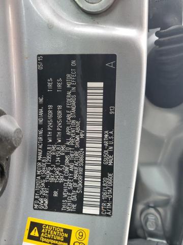 Photo 14 from auction – 2015 TOYOTA HIGHLANDER with VIN 5TDKKRFHXFS086024