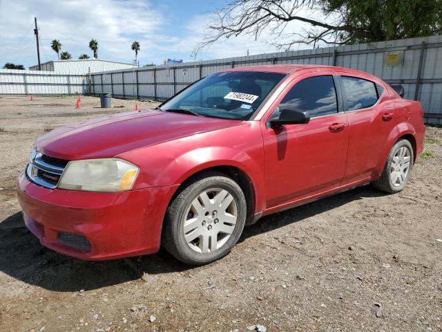 DODGE AVENGER SE 2013 with VIN 1C3CDZAB9DN711599 - Photo from auction