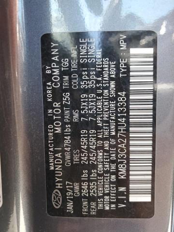 Photo 14 from auction – 2017 HYUNDAI TUCSON LIM with VIN KM8J3CA27HU413384