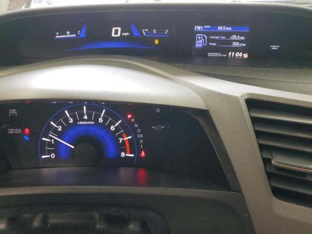 Photo 9 from auction – 2012 HONDA CIVIC LX with VIN 2HGFB2F54CH507763