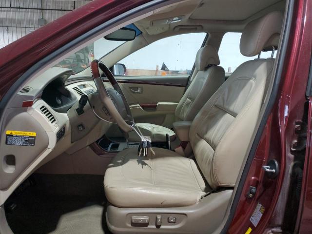 Photo 7 from auction – 2008 HYUNDAI AZERA SE with VIN KMHFC46F88A318566