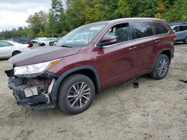 TOYOTA HIGHLANDER 2018 with VIN 5TDJZRFHXJS835792 - Photo from auction