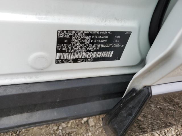 Photo 14 from auction – 2020 TOYOTA RAV4 XSE with VIN 2T3EWRFV2LW081840