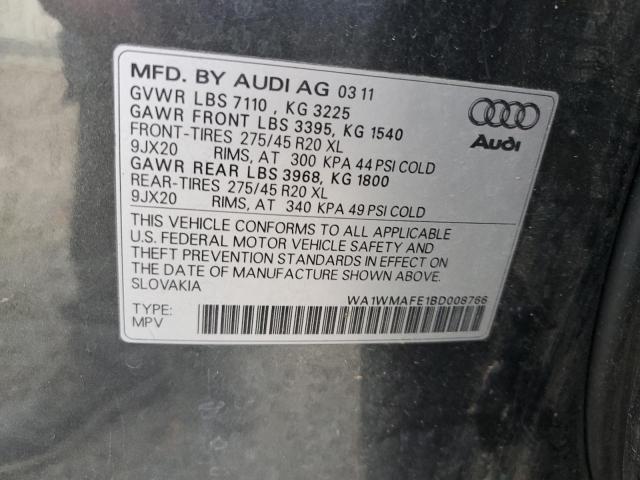 Photo 14 from auction – 2011 AUDI Q7 PRESTIG with VIN WA1WMAFE1BD008766