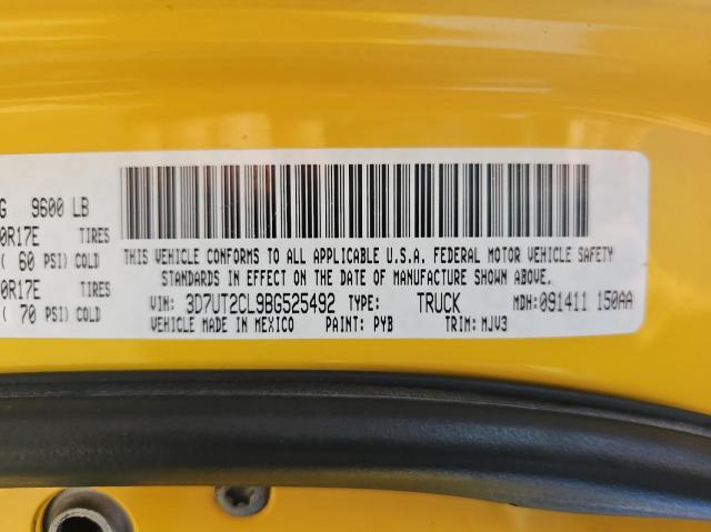Photo 10 from auction – 2011 DODGE RAM 2500 with VIN 3D7UT2CL9BG525492