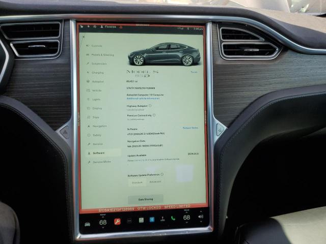Photo 9 from auction – 2016 TESLA MODEL S with VIN 5YJSA1E21GF128989