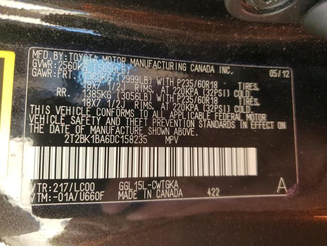 Photo 14 from auction – 2013 LEXUS RX 350 BAS with VIN 2T2BK1BA6DC158235
