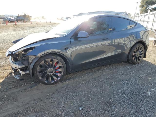 TESLA MODEL Y 2022 with VIN 7SAYGDEF5NF387966 - Photo from auction