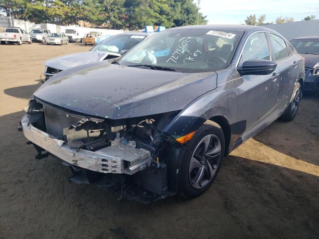 HONDA CIVIC LX 2019 with VIN 19XFC2F69KE215475 - Photo from auction