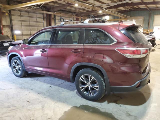 Photo 2 from auction – 2016 TOYOTA HIGHLANDER with VIN 5TDJKRFH0GS287556