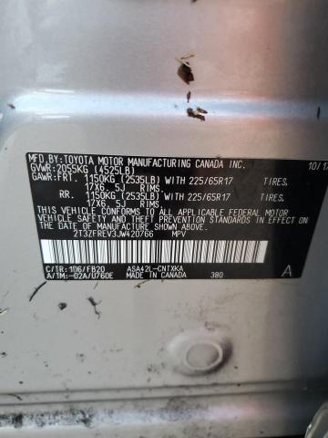 Photo 14 from auction – 2018 TOYOTA RAV4 LE with VIN 2T3ZFREV3JW420766
