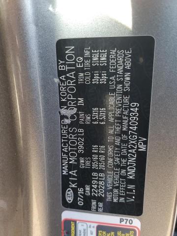 Photo 14 from auction – 2016 KIA SOUL with VIN KNDJN2A2XG7409349