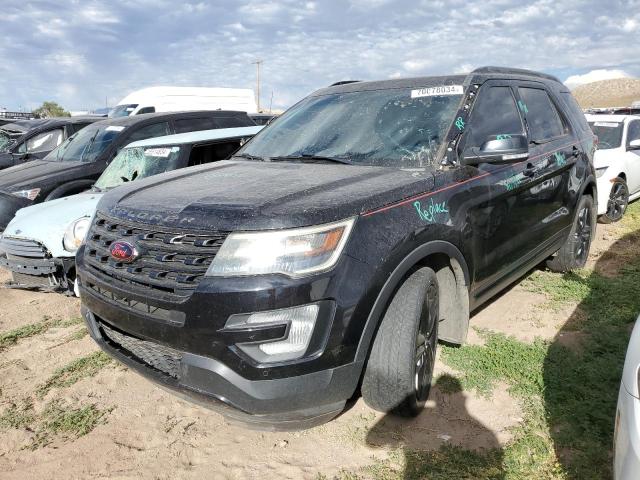 FORD EXPLORER S 2016 with VIN 1FM5K8GT9GGC86703 - Photo from auction
