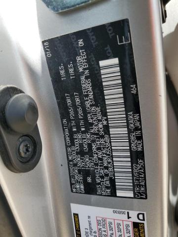 Photo 14 from auction – 2018 TOYOTA 4RUNNER SR with VIN JTEBU5JR7J5538489