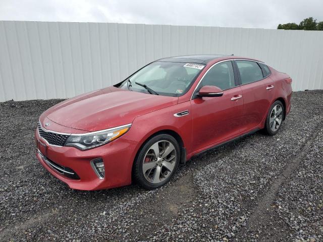 KIA OPTIMA SX 2018 with VIN 5XXGW4L28JG221847 - Photo from auction
