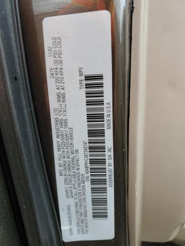 Photo 14 from auction – 2008 SUBARU OUTBACK 2. with VIN 4S4BP61C487343747