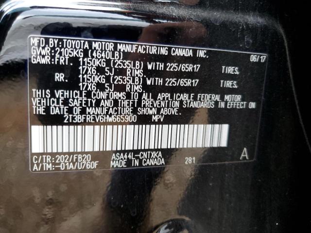 Photo 14 from auction – 2017 TOYOTA RAV4 LE with VIN 2T3BFREV6HW665900