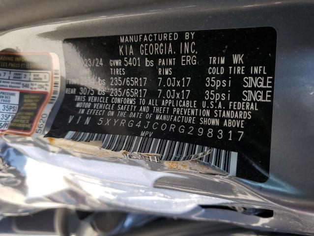 Photo 14 from auction – 2024 KIA SORENTO LX with VIN 5XYRG4JC0RG298317