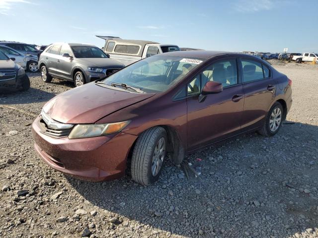 HONDA CIVIC LX 2012 with VIN 19XFB2F5XCE079627 - Photo from auction