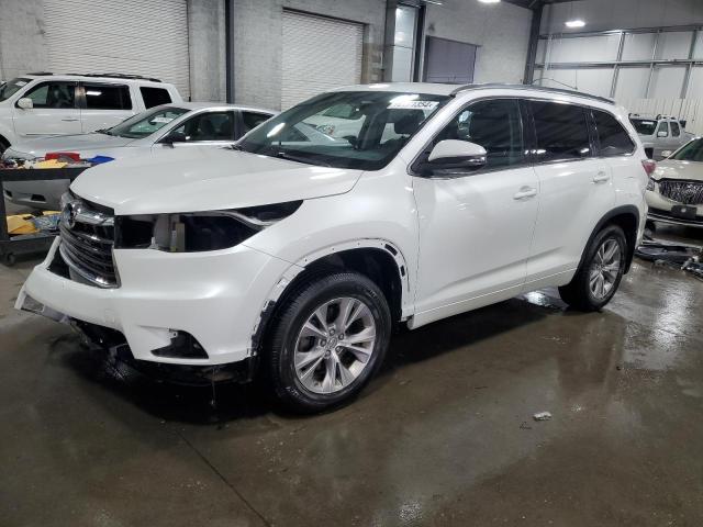 TOYOTA HIGHLANDER 2015 with VIN 5TDJKRFH4FS138307 - Photo from auction