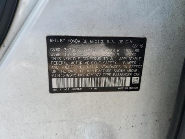 Photo 14 from auction – 2015 HONDA FIT EX with VIN 3HGGK5H86FM779072