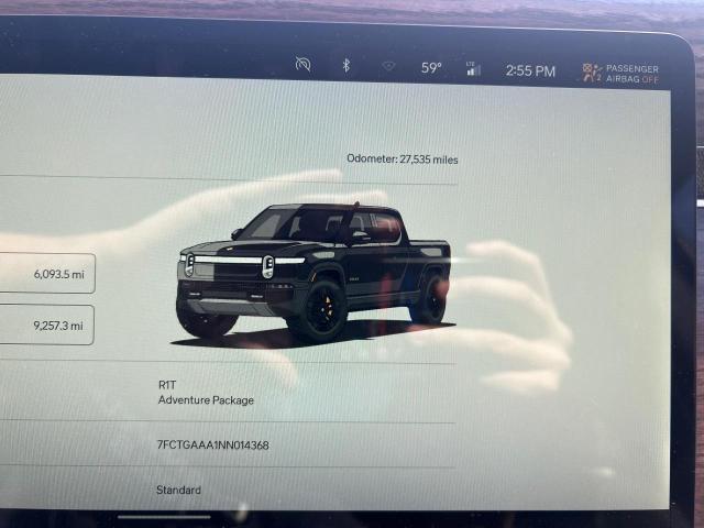 Photo 8 from auction – 2022 RIVIAN R1T ADVENT with VIN 7FCTGAAA1NN014368