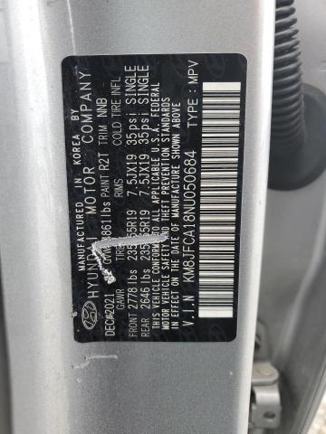 Photo 14 from auction – 2022 HYUNDAI TUCSON SEL with VIN KM8JFCA18NU050684