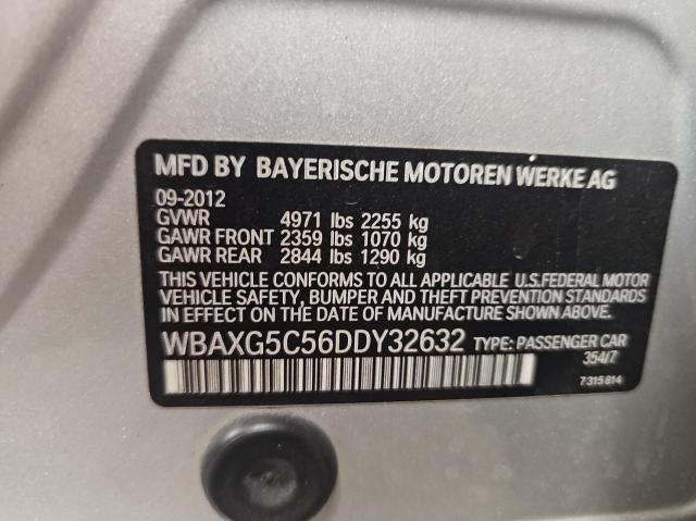 Photo 10 from auction – 2013 BMW 528 I with VIN WBAXG5C56DDY32632