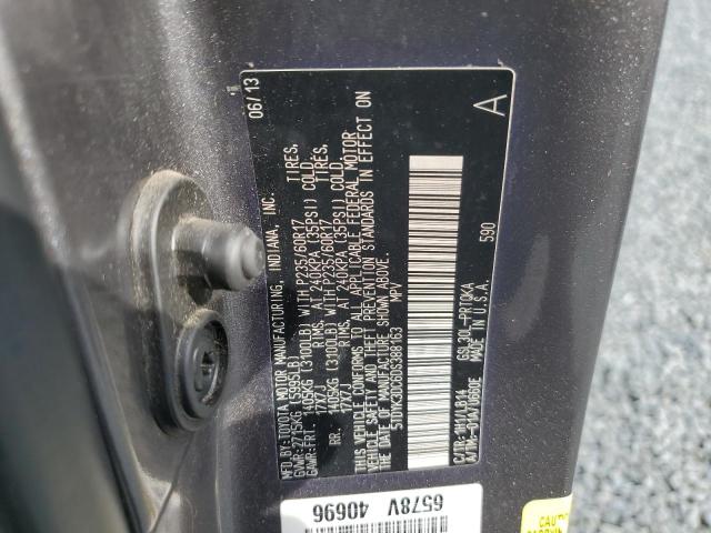 Photo 14 from auction – 2013 TOYOTA SIENNA XLE with VIN 5TDYK3DC6DS388163