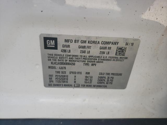 Photo 14 from auction – 2019 BUICK ENCORE PRE with VIN KL4CJASB5KB904250