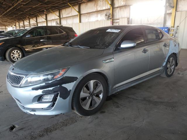 KIA OPTIMA HYB 2014 with VIN KNAGN4AD3E5066087 - Photo from auction