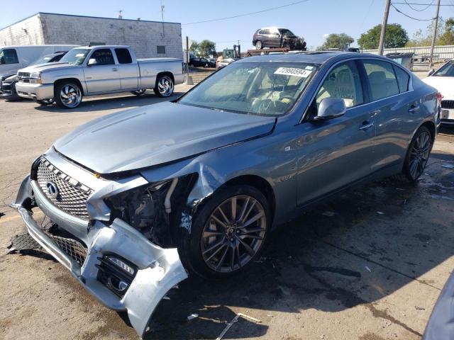 INFINITI Q50 RED SP 2016 with VIN JN1FV7AR2GM451406 - Photo from auction