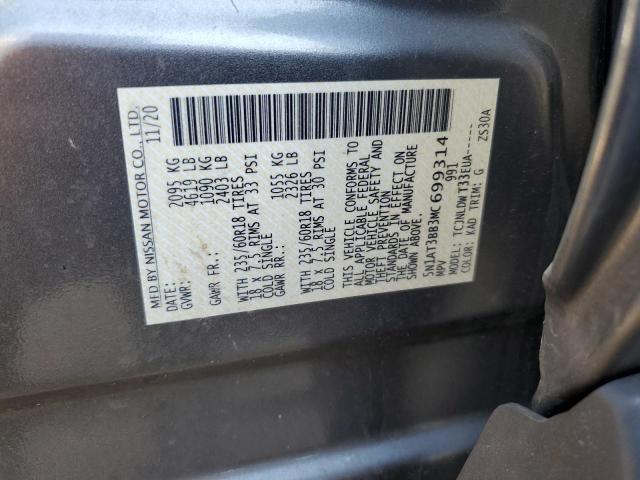 Photo 14 from auction – 2021 NISSAN ROGUE SV with VIN 5N1AT3BB3MC699314