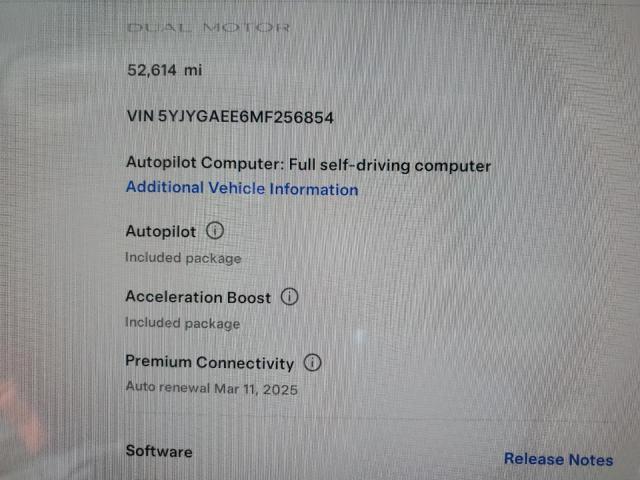 Photo 9 from auction – 2021 TESLA MODEL Y with VIN 5YJYGAEE6MF256854
