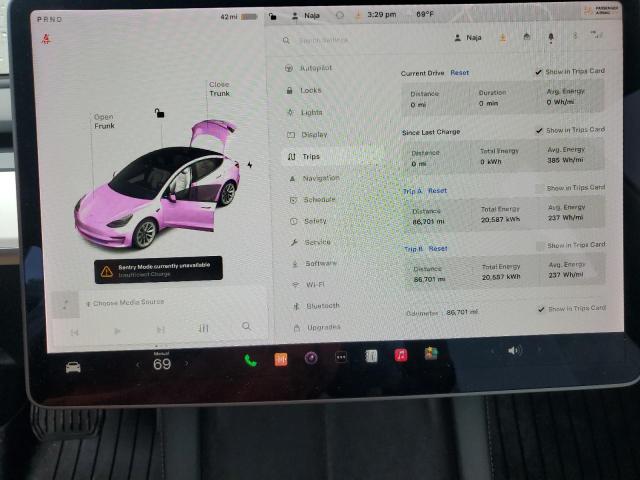 Photo 9 from auction – 2021 TESLA MODEL 3 with VIN 5YJ3E1EA2MF853870