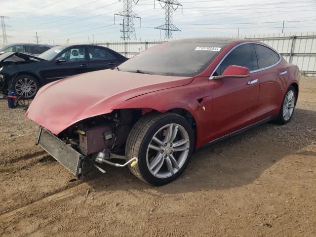 TESLA MODEL S 2015 with VIN 5YJSA1E24FF119668 - Photo from auction