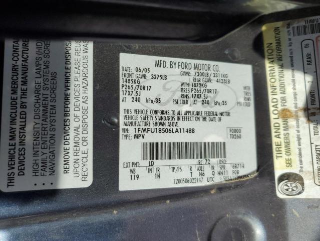Photo 14 from auction – 2006 FORD EXPEDITION with VIN 1FMFU18506LA11488