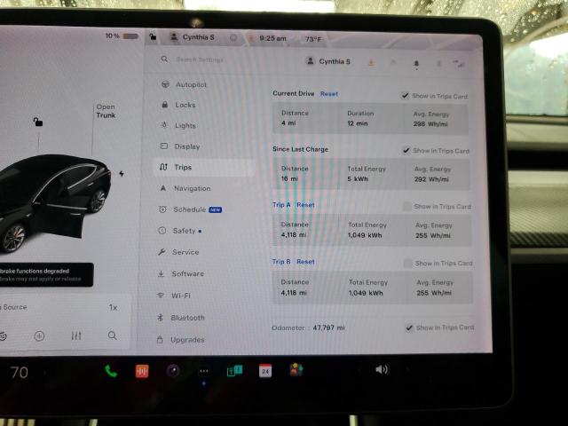 Photo 9 from auction – 2018 TESLA MODEL 3 with VIN 5YJ3E1EB7JF082553