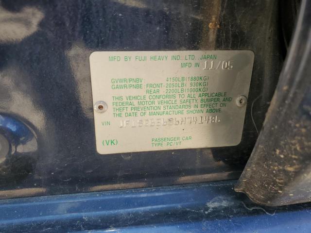 Photo 14 from auction – 2006 SUBARU FORESTER 2 with VIN JF1SG63686H741486