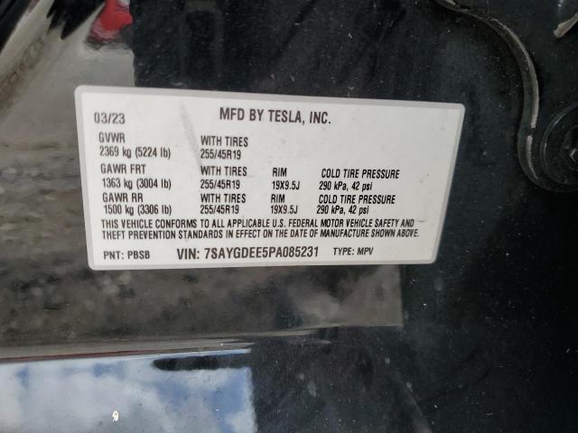 Photo 14 from auction – 2023 TESLA MODEL Y with VIN 7SAYGDEE5PA085231