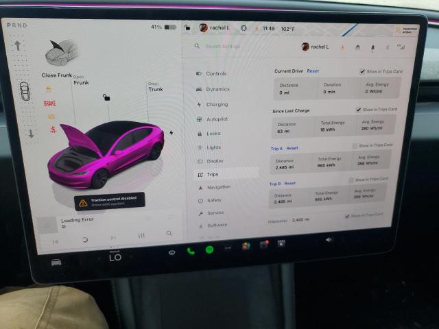 Photo 9 from auction – 2024 TESLA MODEL 3 with VIN 5YJ3E1EA7RF733070