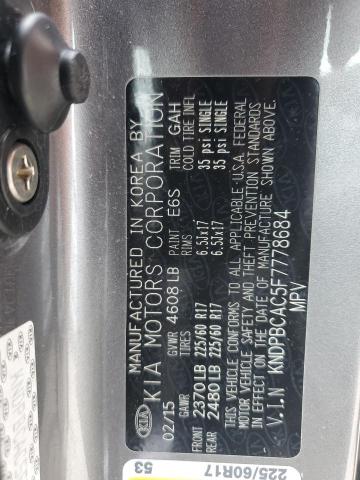 Photo 14 from auction – 2015 KIA SPORTAGE L with VIN KNDPBCAC5F7778684