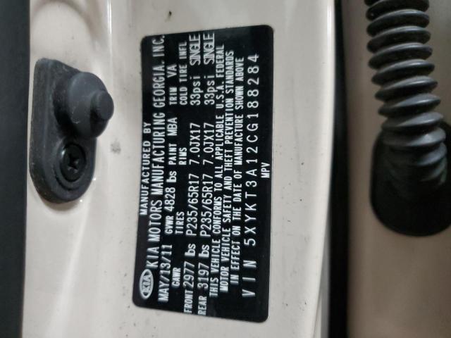 Photo 14 from auction – 2012 KIA SORENTO BA with VIN 5XYKT3A12CG188284