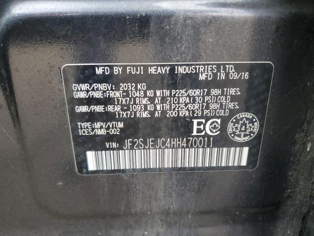 Photo 14 from auction – 2017 SUBARU FORESTER 2 with VIN JF2SJEJC4HH470011