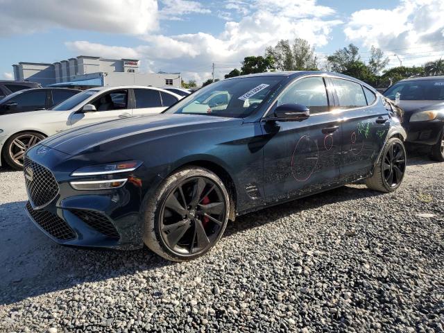 GENESIS G70 BASE 2022 with VIN KMTG54TE7NU101004 - Photo from auction