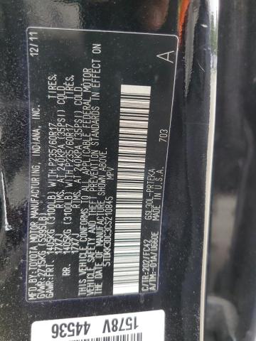 Photo 14 from auction – 2012 TOYOTA SIENNA LE with VIN 5TDKK3DC3CS210845