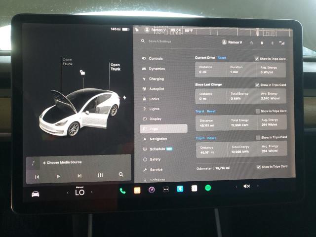 Photo 9 from auction – 2019 TESLA MODEL 3 with VIN 5YJ3E1EA3KF397178