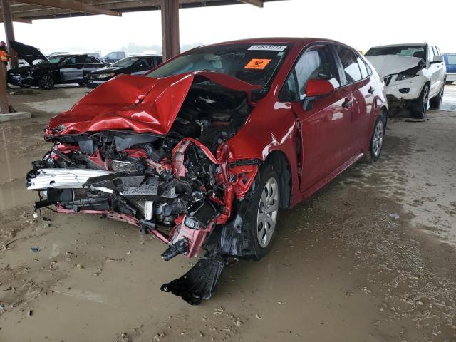 TOYOTA COROLLA LE 2021 with VIN JTDEPMAE3MJ161042 - Photo from auction