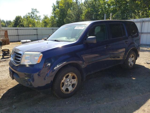 HONDA PILOT LX 2013 with VIN 5FNYF4H29DB075589 - Photo from auction