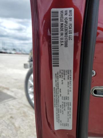 Photo 14 from auction – 2021 JEEP CHEROKEE L with VIN 1C4PJLCB7MD173880